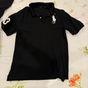 Ralph Lauren classic fit black polo shirt